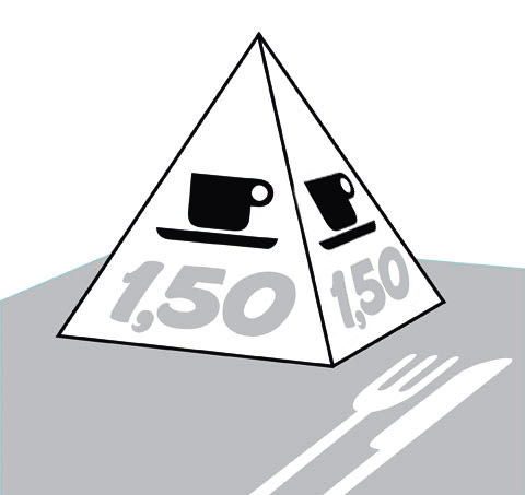 Tischpyramide